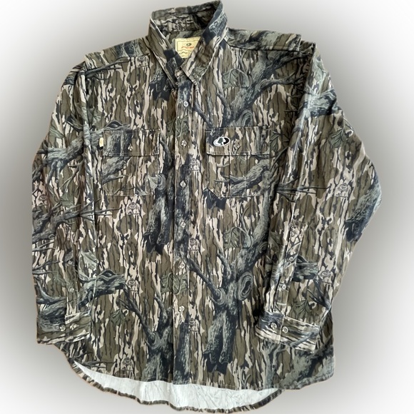 Mossy Oak Other - Men’s Mossy Oak Cotton Mill Long Sleeve Camo Hunting Shirt RN 73342 style 990001